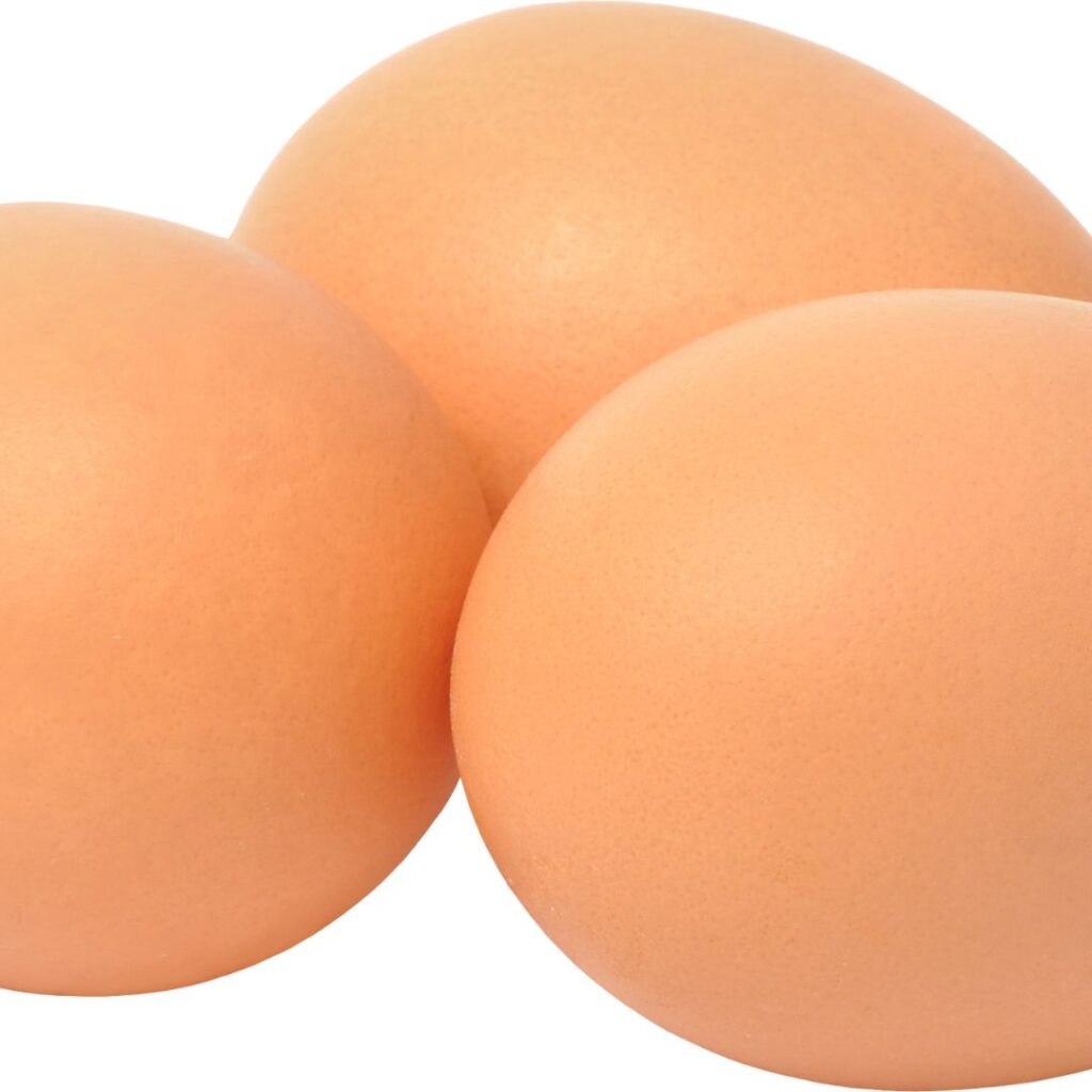 large brown eggs