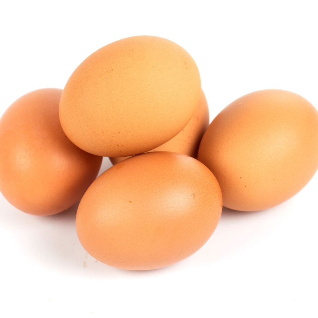 medium brown eggs