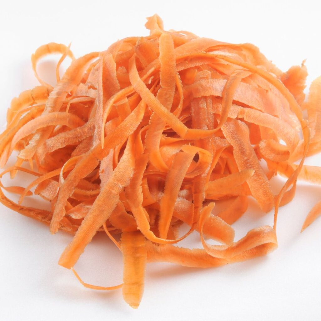 carrot peels