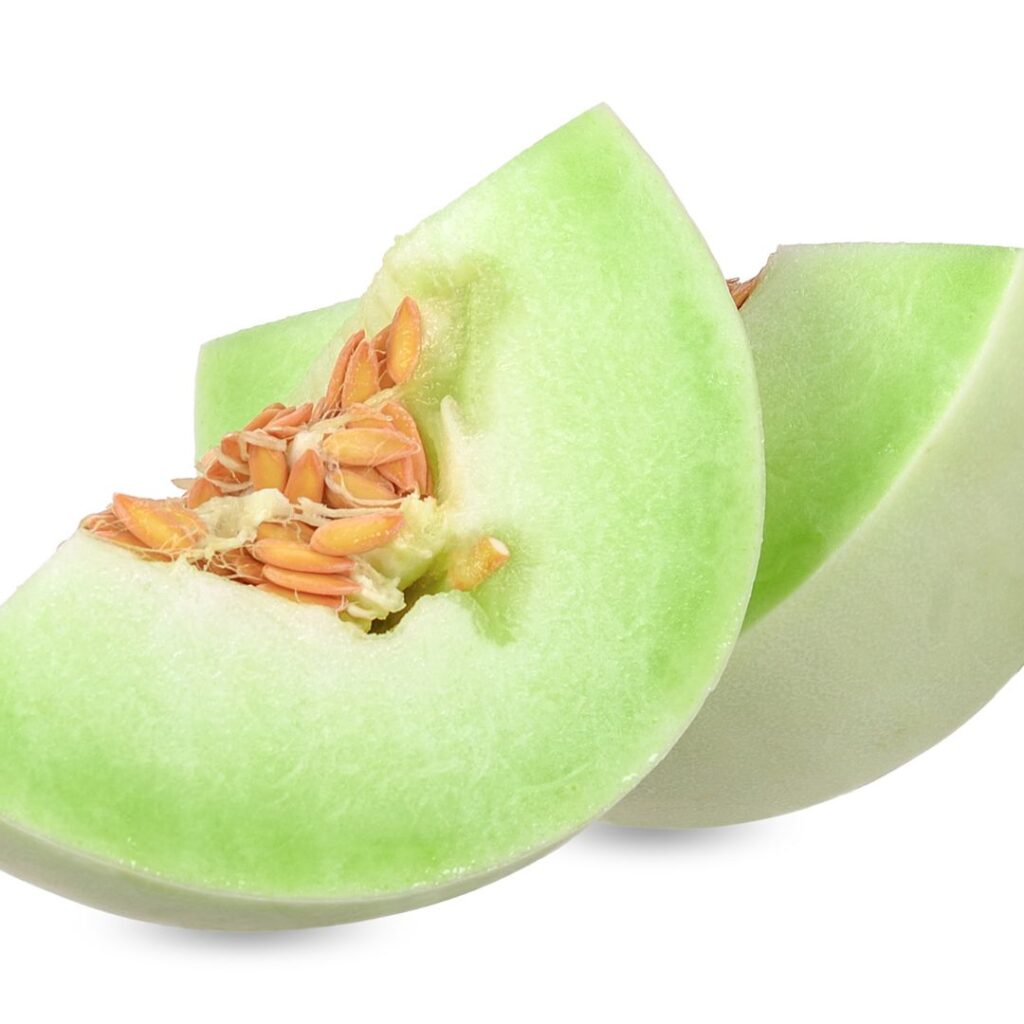 It's all good if you are Feeding melon rinds and flesh to chickens.  Pic of a honeydew honey dew melon with seeds