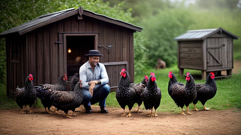 chickens bonding with owners