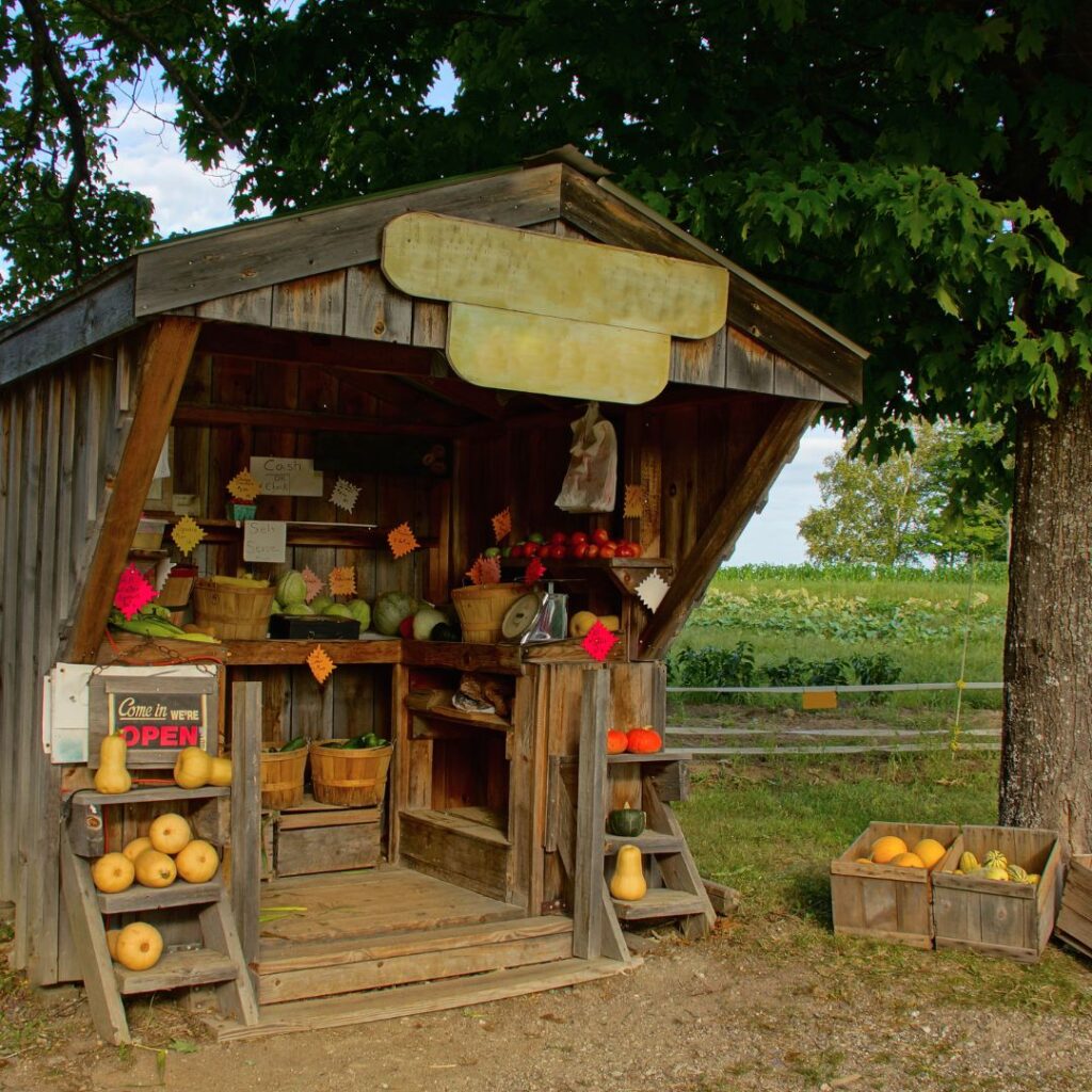 roadside farm stand
